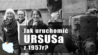 preview picture of video 'Ciekawostka: jak uruchomić traktor URSUS z 1957 r.?'