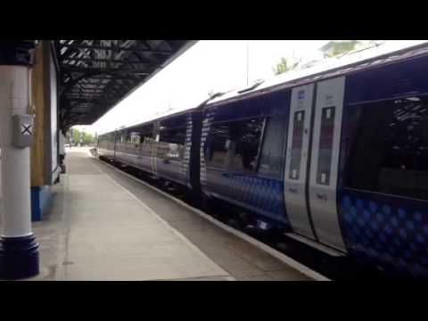 (HD) First 'Spotrail' 170427 Arrives Into Dundee - 10/6/13