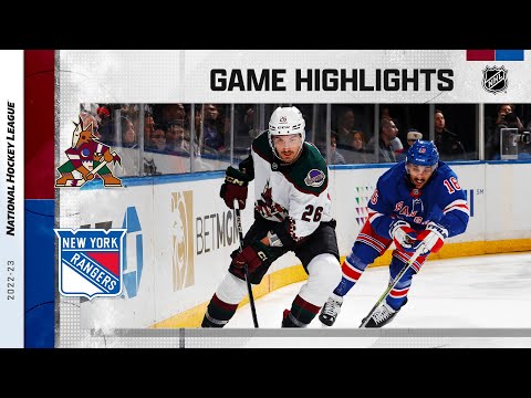 Coyotes @ Rangers 11/13 | NHL Highlights 2022
