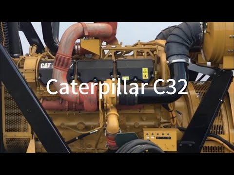 CAT C32  caterpillar used diesel generator set for sale