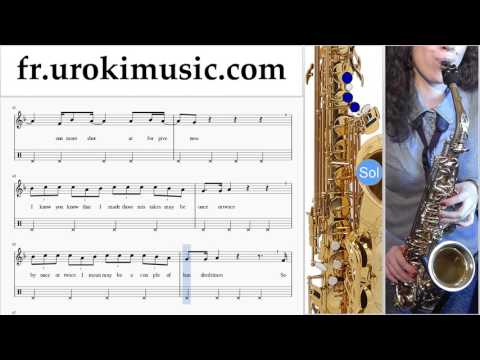 Cours de Saxophone (Ténor) Justin Bieber - Sorry Tuto Partitions Partie#2 um-i829