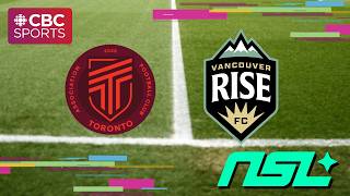 Northern Super League: AFC Toronto at Vancouver Rise FC | #CBCSports
