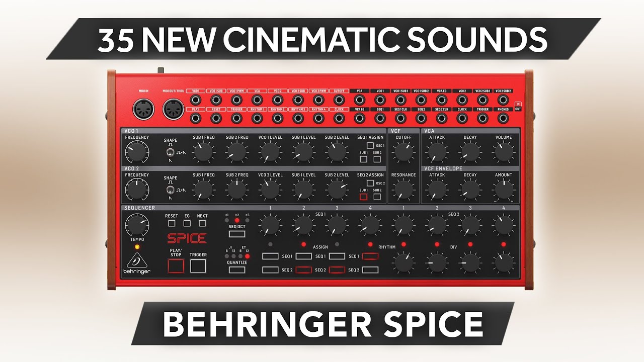 OTL009 - Cinematica - Behringer Spice ( 35 presets ) - Video Preview 1
