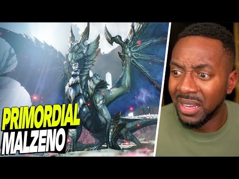 Primordial Malzeno First Attempt... New Elder Dragon Reaction | Monster Hunter Rise Sunbreak