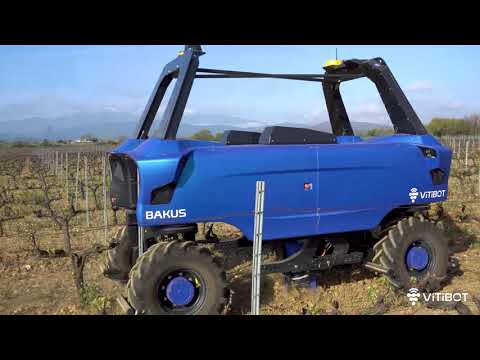 Bakus robot viticole, Démonstrations Chambres Agriculture Gard, Pyrénées-Orientales, Aude et Hérault