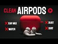 Sound To Clean AirPods ( EAR WAX & WATER )