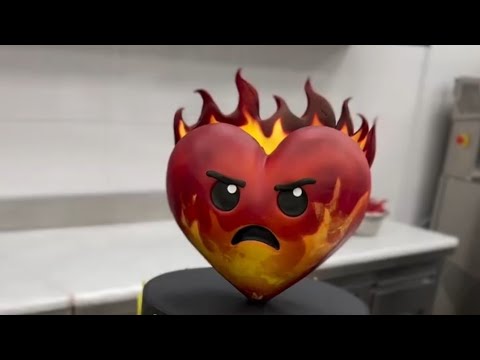 Mirchi Heart Cake ❤️🌶️🍰 Zeina's Cakery Official #mirchi #cake