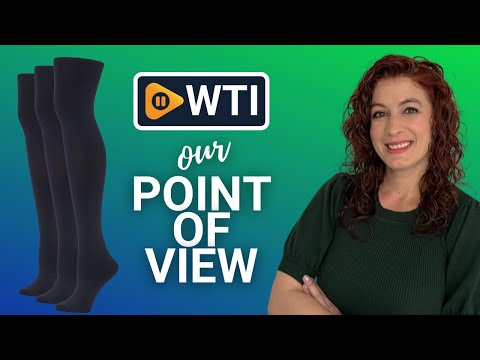No Nonsense Women's Yoga Waistband Blackout Tights - WTI product video review