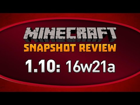 GreekGamerHere - Minecraft Snapshot Review - 1.10 | 16w21: Βug fixes!