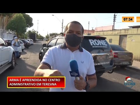 Polícia apreende arma de fogo com dupla suspeita no Centro Administrativo de Teresina 07 12 2020