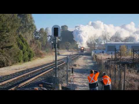 Bathurst heritage run with 3801 loco on 6th June 2021