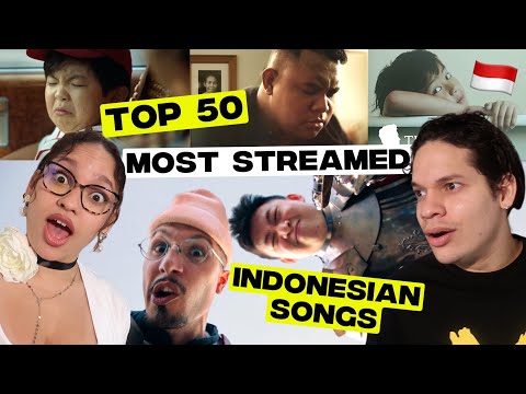 Latinos react to TOP 50 Indonesian Most Streamed Songs !