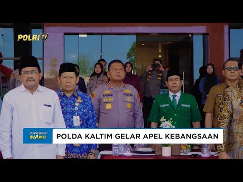 KAPOLDA KALTIM AJAK SANTRI DAN PEMUDA PERKUAT PERSATUAN SAAT APEL AKBAR KEBANGSAAN
