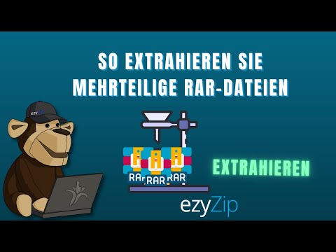 So extrahieren Sie Multipart-RAR-Archive (part1.rar, part2.rar usw.) Dateien