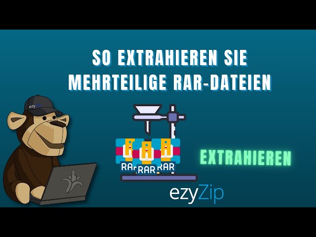 So extrahieren Sie Multipart-RAR-Archive (part1.rar, part2.rar usw.) Dateien