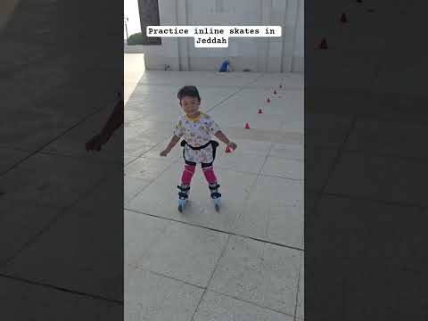 practice #inlineskate in #jeddah #saudiarabia #rollerskate #flyingeagleskate #decathlon