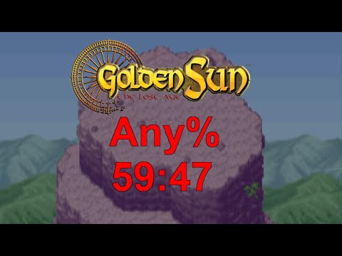 Golden Sun: The Lost Age Any% Speedrun in 59:47