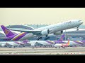 ️ 60 Minutes Of Loud VERY BUSY DEPARTURE Plane Spotting At BANGKOK SUVARNABHUMI BKK VTBS