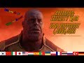 What Did It Cost Everything 15 Different Languages Avengers Infinity War Multilanguage