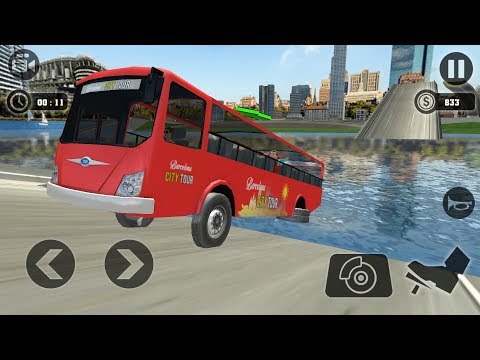 Water Bus Driving: Tourist Coach Bus Driver 2018 Play - Android IOS Gameplay [HD]
