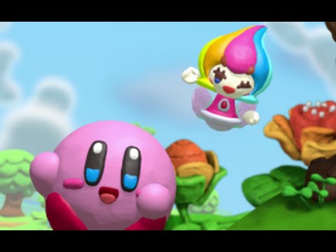 Kirby and the Rainbow Curse 100% Walkthrough Part 2 - Great Cave Escape & Forest of Whispy Woods