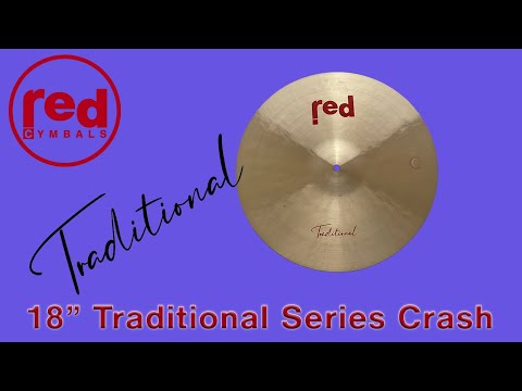 Red Cymbals 18" Traditional Series Crash Cymbal Demo 1450 grams