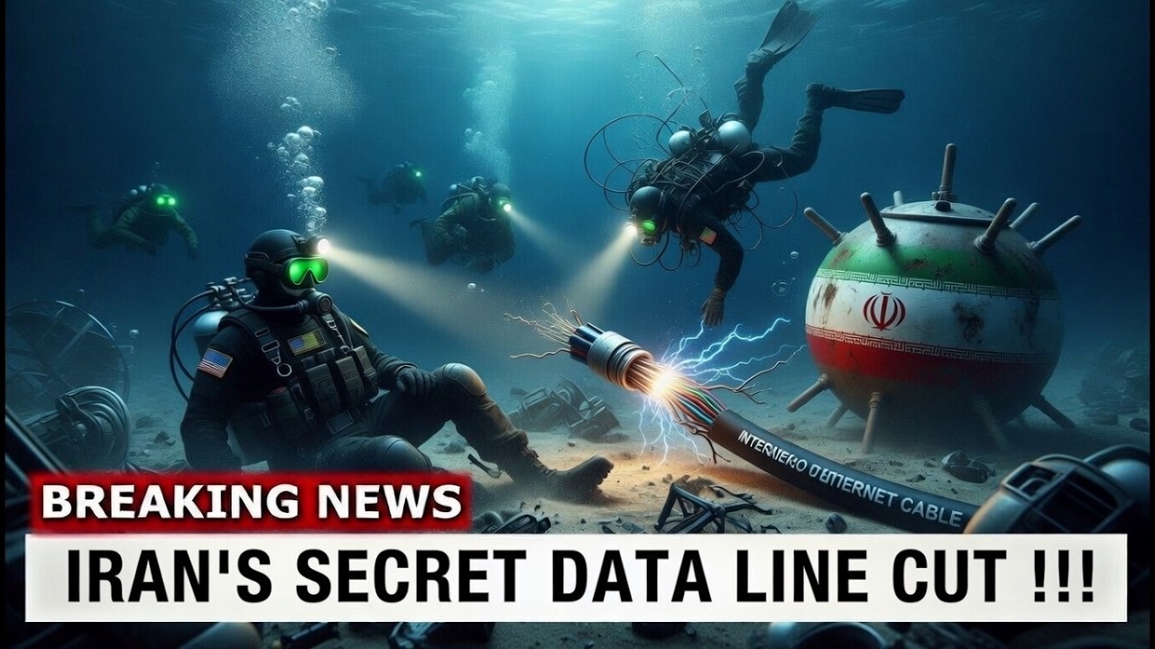 Iran Shocked! 2200 U.S. Navy Seals Destroyed Iranian Under Sea Data Cables  in Hormuz | Blockade End