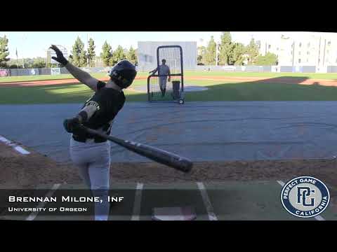 Brennan Milone Prospect Video, Inf, University of Oregon