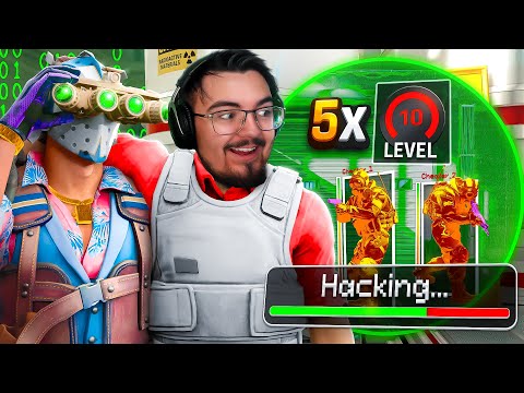 AMERICAN PRO with CHEATS vs. 5 FACEIT LEVEL 10s… (1vs5)