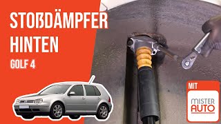 Youtube thumbnail of video "Wie Golf 4 Stoßdämpfer hinten wechseln ➿"