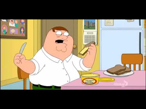 I Can't Believe it's not butter commercial performed by family guy