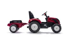 Minamas traktorius su priekaba | Vaikams nuo 3 iki 7 metų | Valtra S4 | Falk