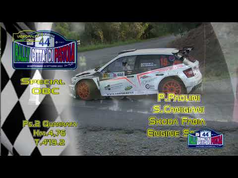 rally pistoia 2023 obc paolini canigiani ps2 quarrata