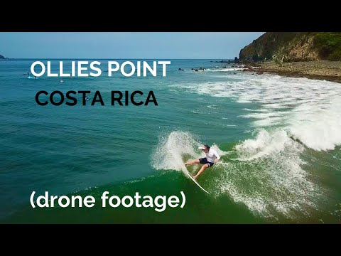 Drone footage of Ollie's Point