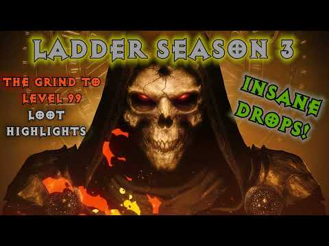 D2R Journey to LEVEL 99 (Season 3) - Loot Highlights