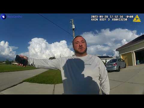Belligerent Man Dares Officer: "Come At Me Bro!"