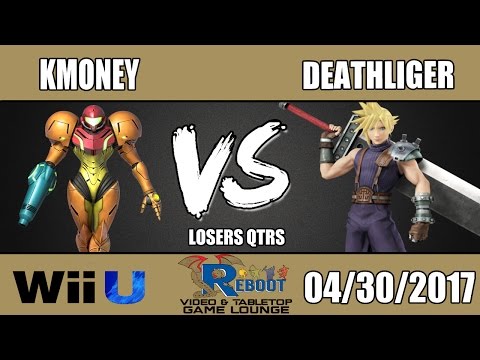 KMoney (Samus) vs DeathLiger (Cloud) - Wii U Losers Qtrs Reboot
