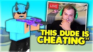Joining A STREAMERS Game And Using The DUAL DARK MATTER PISTOLS | Roblox: Big Paintball
