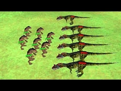 Werewolves VS Trex - Animal Revolt Battle Simulator