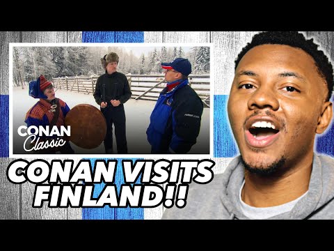 AMERICAN REACTS To Conan Visits Finland’s Northernmost Region
