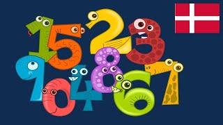 Danish Number Flashcard Videos