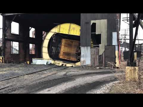 Rail Car Coal Unloading