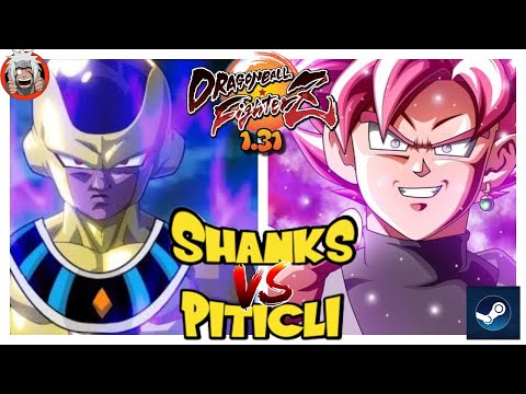 DBFZ Shanks vs Piticli (GokuBlack, Yamcha, Tien) Vs (TGohan, GokuUI, Frieza) Ve1.31