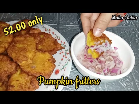 Super easy to make Pumpkin fritters kids will love it | Maila Gabia
