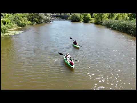Kayaking in Bronte Creek, Oakville