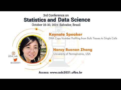 Keynote Speaker 4 - Nancy Ruonan Zhang (University of Pennsylvania, USA).