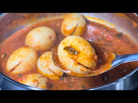 Egg Pulusu - Guddu Pulusu - Egg Gravy Curry Recipe - Egg Curry Recipe - How To Make Egg Pulusu