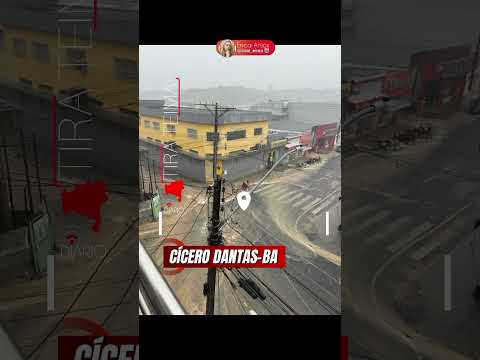 CÍCERO DANTAS-BA RUAS ESBURACADAS PELAS CHUVAS