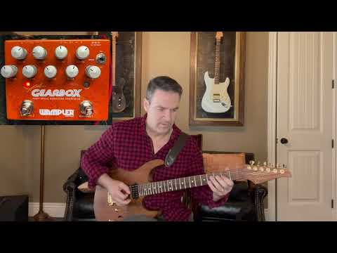 Wampler Gearbox, Suhr Woodshed comp, TC Electronic flashback, Quilter Tone Block 202, Suhr Modern