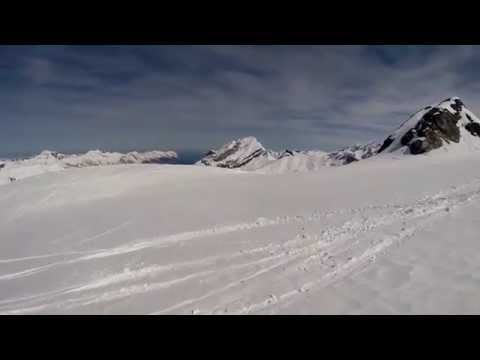 Abfahrt vom Grossstrubel  auf die Engstligenalp 10.04.2015